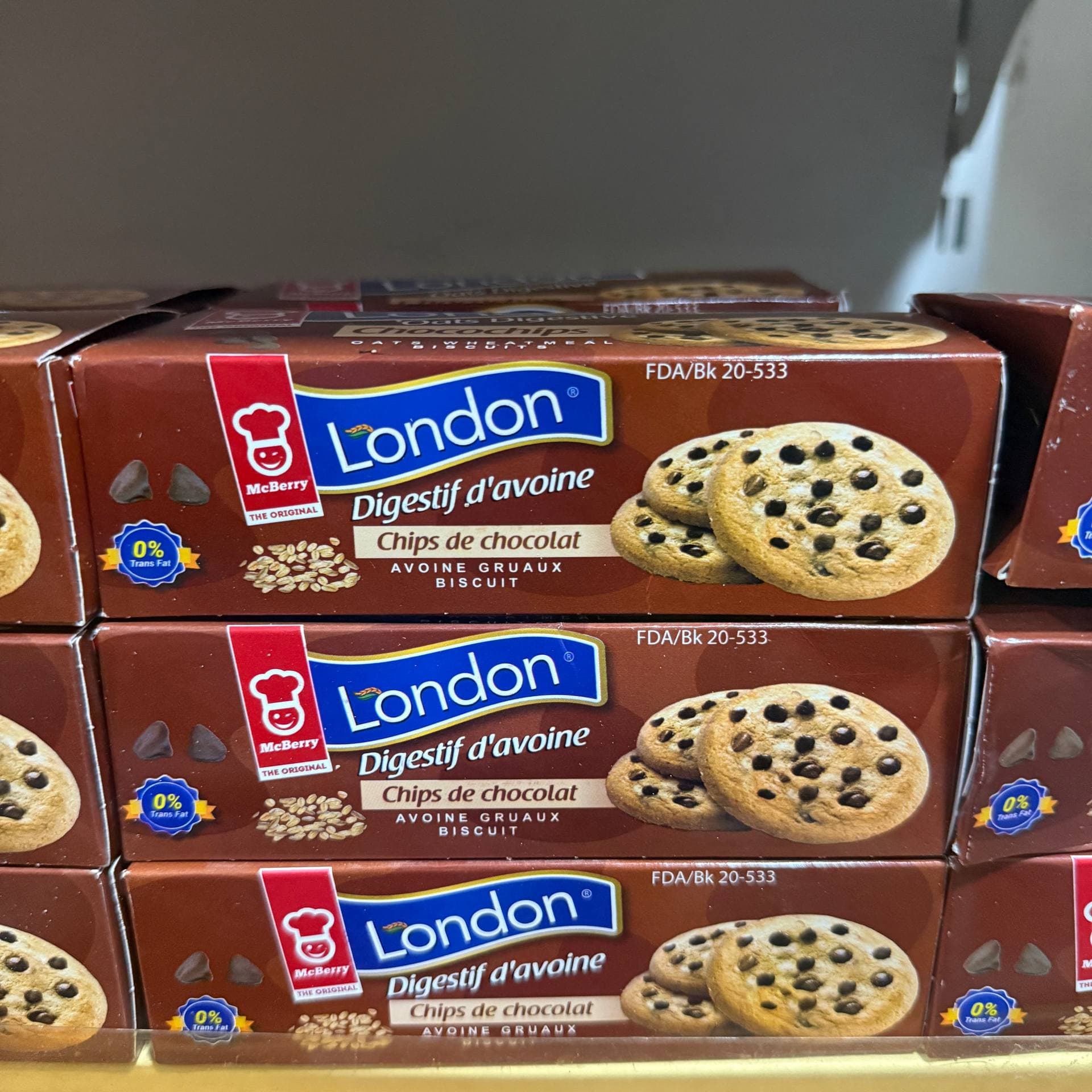 MCBERRY LONDON OAT CHOCOCHIPS 70G